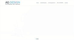 Desktop Screenshot of ao-design.com