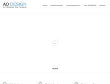 Tablet Screenshot of ao-design.com